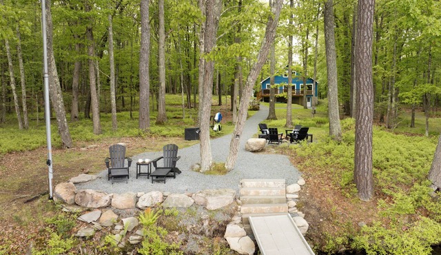A Quiet Lakefront Retreat With Private Dock, Firepit, and Kayaks