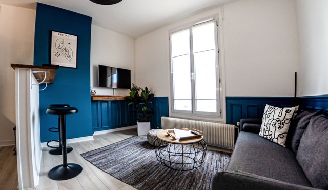 Au Bataillon - T2 Comfortable, quiet near the historic center in Compiègne