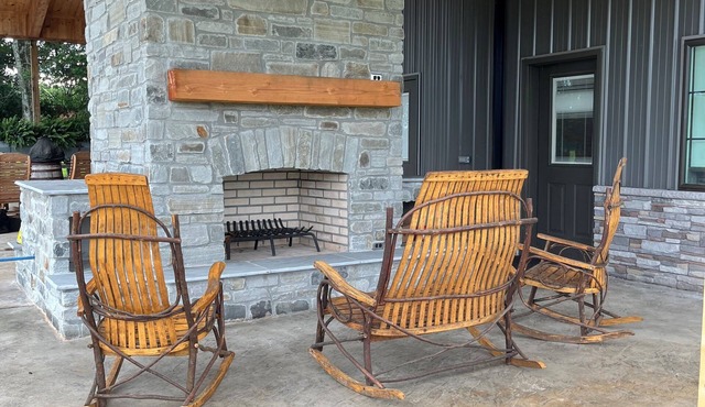 Barndominium with rustic charm