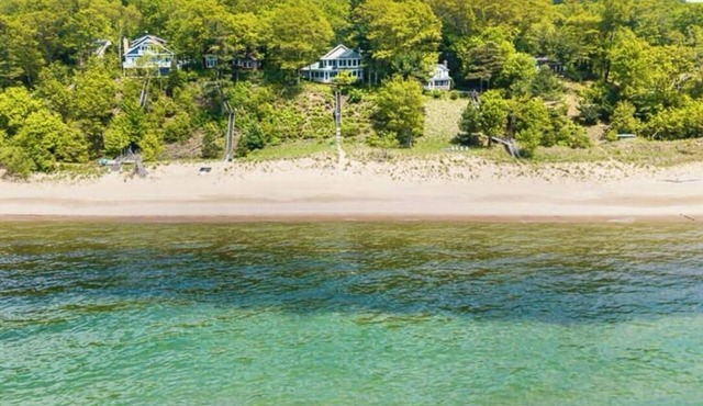 Beachfront Lake Michigan Home