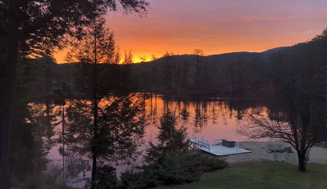 Beautiful Ranch on private lake in the Adirondacks