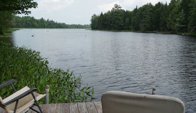 Beautiful waterfront cabin; breathtaking views of Whiteface Mountain