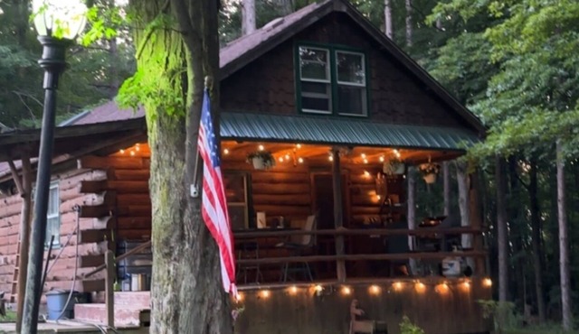 Camp Believe It is a secluded cabin with 50 acres of hiking trails!