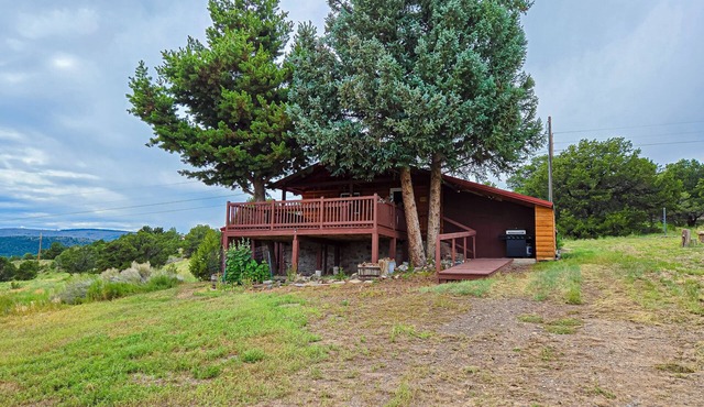 Charming cabin close to activities with spacious deck and great views in South Fork