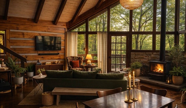 Chic Boho Cabin in the Trees!