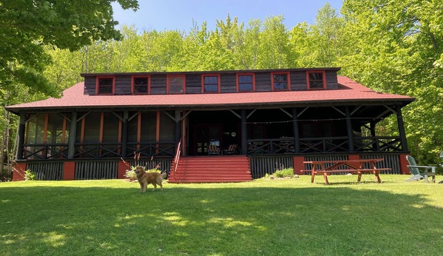 Classic Lakefront Adirondack Lodge