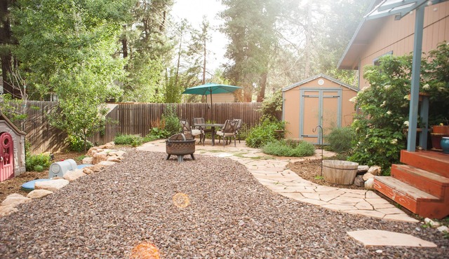 Cozy Pines Retreat: Fenced Yard, Fireplace & Dogs Stay FREE!