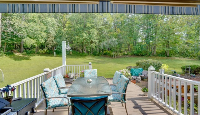 Cozy Pittsfield Gem w/Deck, Gazebo & Fireplace!