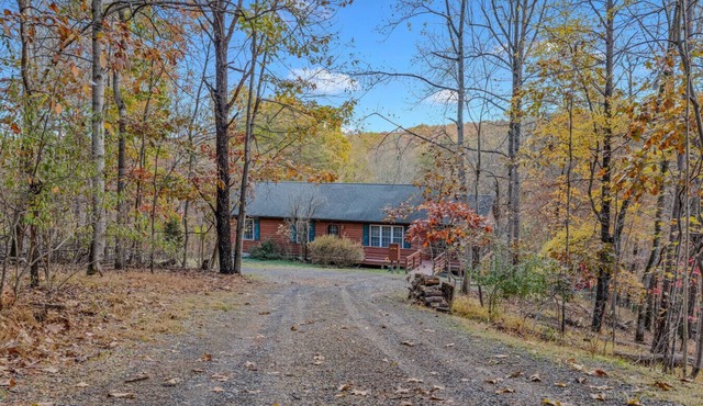 Creekview Cabin - hot tub, pets, grill, wifi, screen porch, fire ring in Berkeley Springs