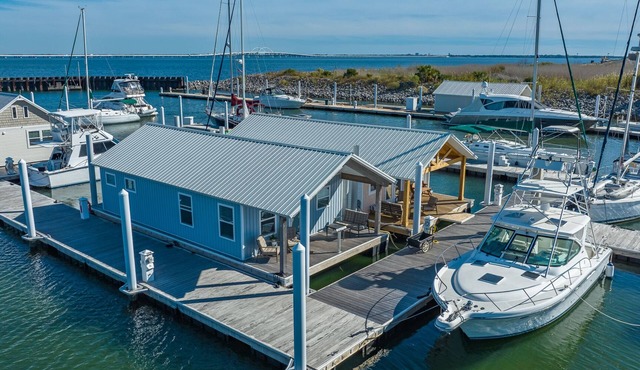 DECKED OUT - Tranquil! Immaculate! Unique! Downtown! Dock your boat!
