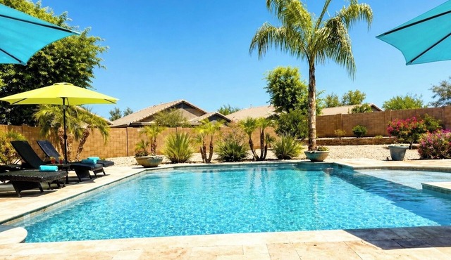 Desert Oasis in Gilbert,AZ. Power Ranch– Private Pool, Spa & Resort-Style Patio