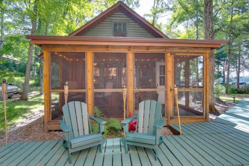 Dock, Lake & Beach Access! St Germain Duplex Cabin