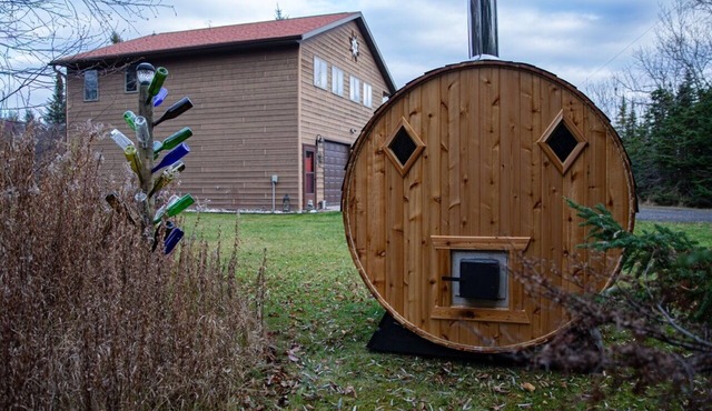 Dog-Friendly Sunny Cabin with a Big View w/Sauna!