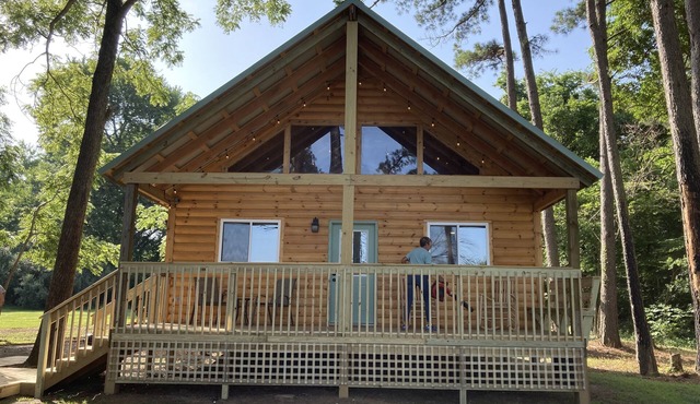 Eagle Cabin a Beautiful Loft Cabin overlooking Rend Lake