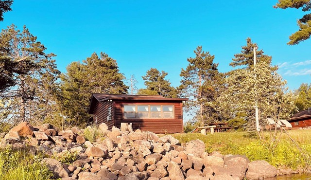 EAGLE LODGE - Cozy Cabin Overlooking the Beautiful E. Fork of the Chippewa River