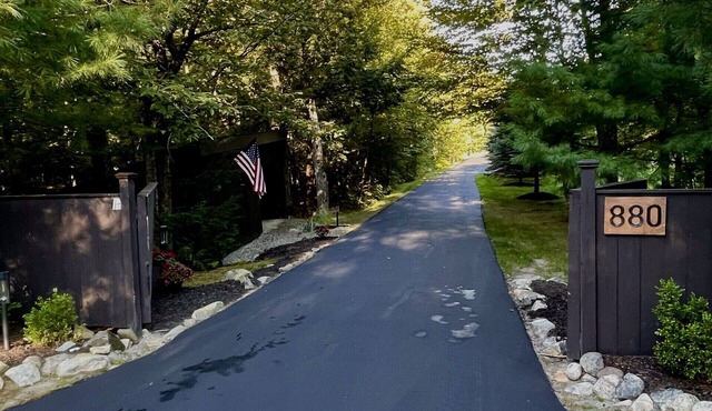 Enjoy a pristine Maine lake. PRIVATE Waterfront. Elevated Rustic Luxury