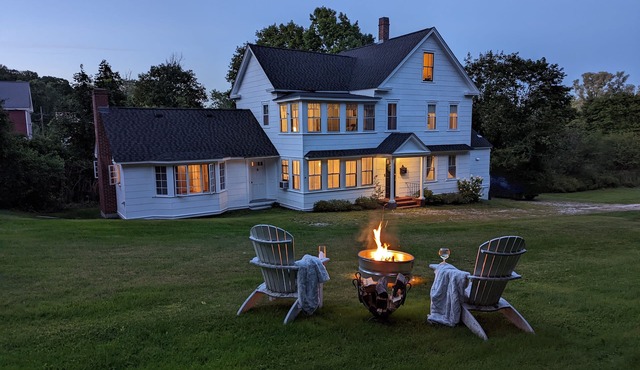 Enjoy comfortable elegance in this secluded grand home located in town