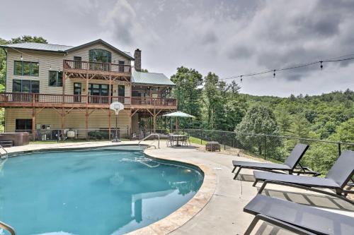 Expansive Home on 16 Acres w/Smoky Mountain Views