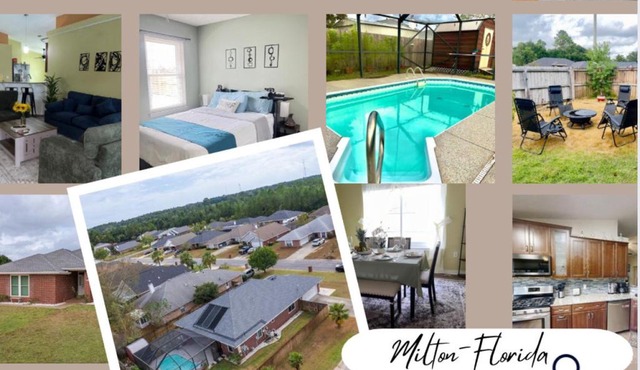 Family Milton Home with Private Pool