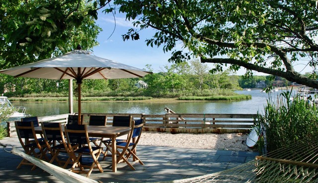 Hamptons Waterfront Beach Home With Dock