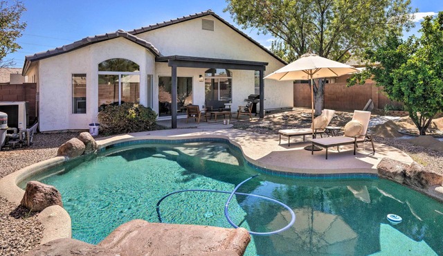 Heated Pool + Foosball: Modern Phoenix Sanctuary