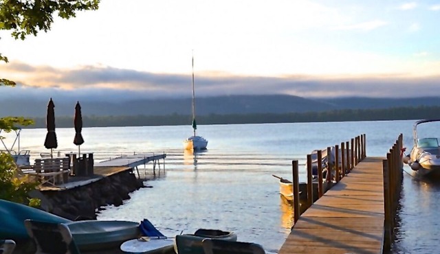 Lake George Lakefront Home at The Juliana Resort, Private Beach and Boat Slip
