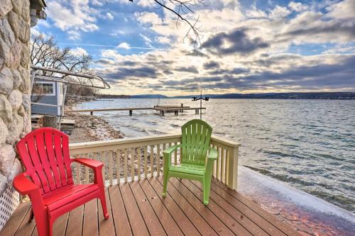 Lakefront Canandaigua Home w/Grill, Fire Pit