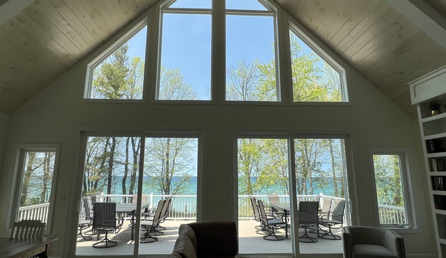 Lakefront New Construction 8BR with Private Beach, Hot Tub, & Stunning Views in Arcadia