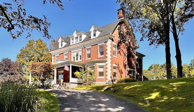 Mansion-on-the-hill elegance close to all the Hudson Valley has to offer.