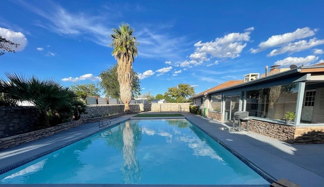 Master suite with pool