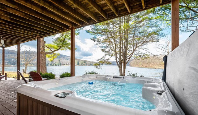 Million Dollar View | Lakefront + Hot Tub & Game Room!