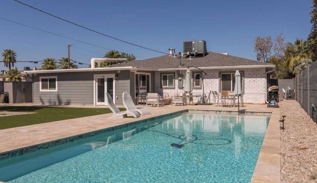 Modern Oasis, Pool Heater, BBQ