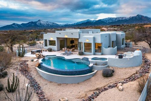 Mountain views swimming a private escape at Sonoran Serenity