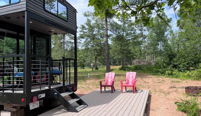 NEW 2024 Timberwolf 2-3 bed destination home on Bike trail in Boulder Junction