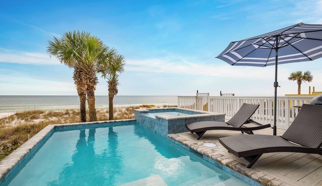 On Tide Time - Beachfront | Private Pool | SAT-SAT
