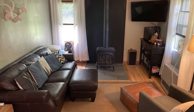 Peaceful, cozy pet-friendly home, fiber-optic wifi close to mountains and lake