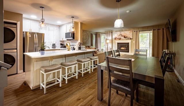 Pocono Mountains Hideaway - 2 Bedroom, 2.5 Bath, private townhome with wood-burning fireplace