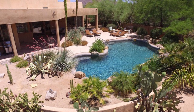 Private Contemporary Adobe N. Scottsdale Golf Central, Resort Style Pool&Misters