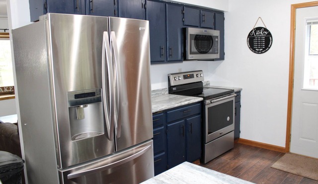 Private home, Recreational Trails & Public boat landing, Prairie Lake.
