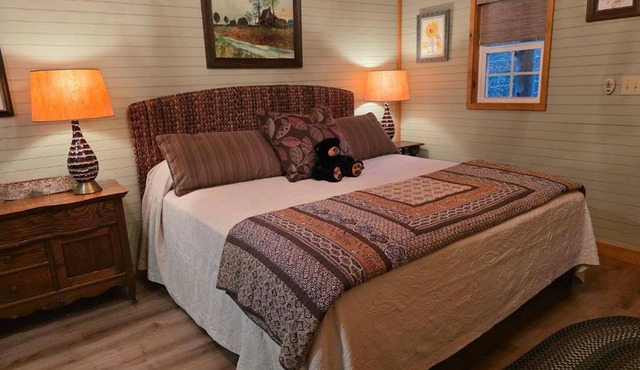 Private romantic Tiny Home King bed Jamestown