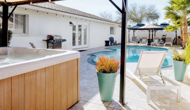 Resort Feel Scottsdale Stay|Heated Pool/Hot Tub