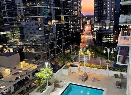 Rooftop Pool with Water View