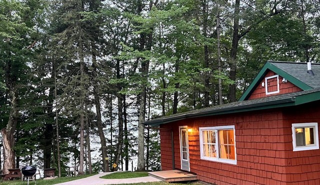 Rustic Camping Cabin with a Lake View near Bayfield, Wisconsin