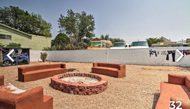 Spacious 4-bedroom, 2 Bath house in Albuquerque w/WiFi, AC, BBQ, and firepit.