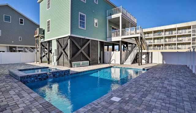 Spacious Murrells Inlet Hub w/Pool, Walk to Shore