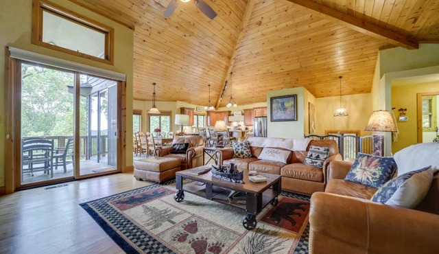 Spacious Sapphire Home with Mountain Views and Decks