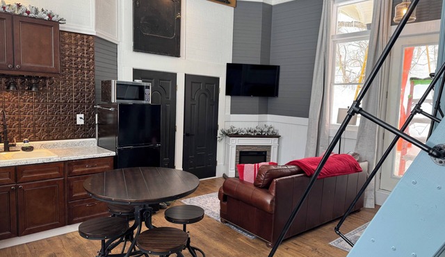 Stay at this train depot built in 1906 renovated with modern amenities.