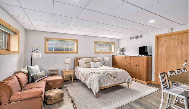 Studio Apartment on Main Street across from Betsie Bay public marina and park