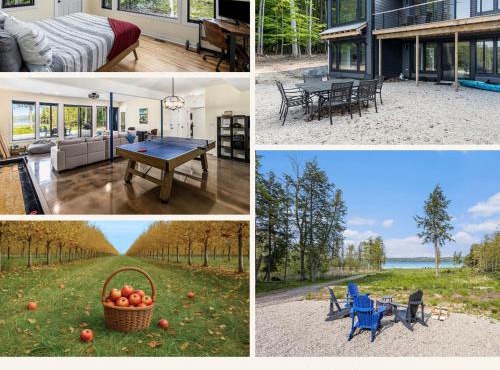 Torch Lake Blue 4BDR Beachfront House ➠ 2364