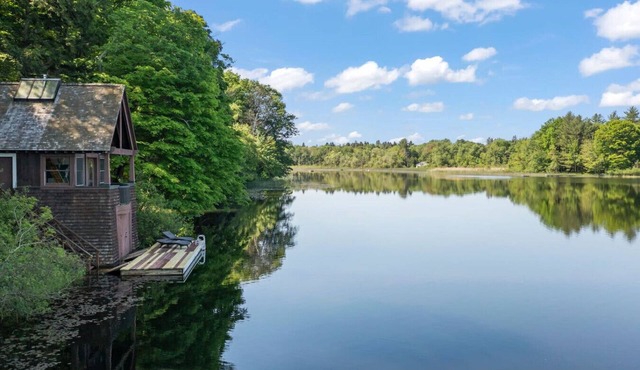 Unique 30 Acre Waterfront Retreat with Tons of Privacy